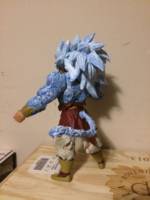 Ssj5 broly blue (Dragonball Z) Custom Action Figure [Back side]
