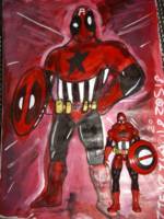 Captain Dead-pool (Amalgam) Custom Action Figure