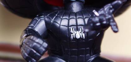 Symbiote Spider-Man (Black suit Funko Pop Vinyl figure) (Funko Pop!) Custom Miniature / Figurine