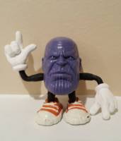Thanos as a California Raisin (Marvel) Custom Miniature / Figurine