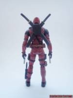 Deadpool (movie style) (Marvel Legends) Custom Action Figure [Deadpool movie style custom action figure back]