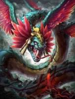 Quetzalcoatl, the Feathered Serpent Deity of Aztec (Aztec) Custom Action Figure [Quetzacuatl]
