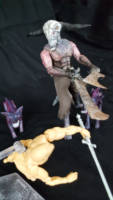 Capra Demon and Undead Attack Dog statues (Dark Souls) Custom Action Figure