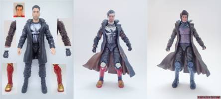 Gambit (Marvel Legends) Custom Action Figure [Gambit custom action figure before and after]