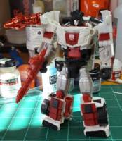 Combiner Wars Red Alert- Devastation deco (Transformers) Custom Action Figure