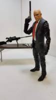 Custom Hitman Absolution Agent 47 (Hitman) Custom Action Figure [with suppressed pistol]