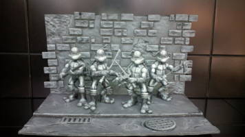 Comic Book Teenage Mutant Ninja Turtles (Teenage Mutant Ninja Turtles) Custom Diorama / Playset
