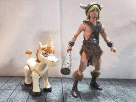 Bobby the Barbarian & Uni Dungeons & Dragons Cartoon (Dungeons and Dragons) Custom Action Figure [Bobby and Uni]