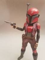 Mandalorian Female-Red (Star Wars) Custom Action Figure
