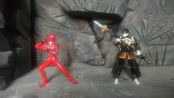 S.H. Figuarts Geki Red (Power Rangers) Custom Action Figure [Geki Red VS Rinshi!]