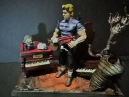 Apocalyptic Schroeder -- D.T.A.R. J.E. #2 -- Peanuts (WWE) Custom Action Figure
