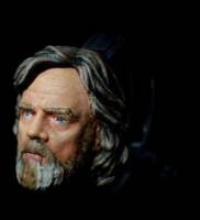 Black series 6" Old Luke Skywalker head (Star Wars) Custom Action Figure
