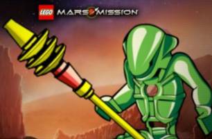 Crystalien  from LEGO Mars Mission (Lego) Custom Action Figure [Original alien]