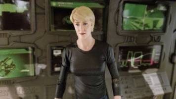 Samantha Carter (Blue Garrison Uniform) (Stargate) Custom Action Figure