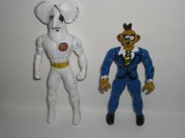 Dangermouse and Penfold (Danger Mouse) Custom Action Figure