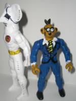 Dangermouse and Penfold (Danger Mouse) Custom Action Figure