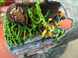 Brood nest (Marvel Universe) Custom Diorama / Playset